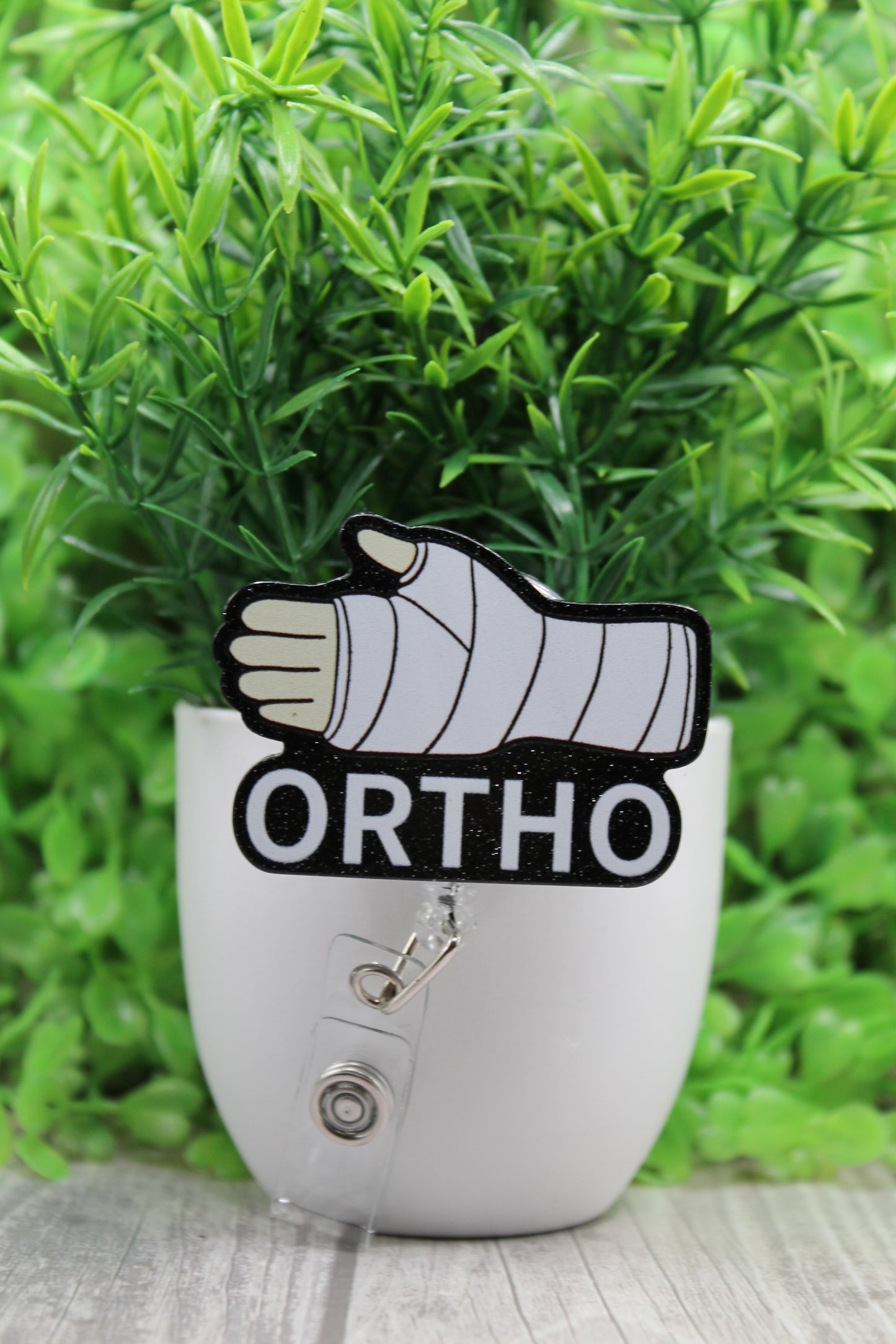 Ortho • Badge/ID Holder with Alligator Clip