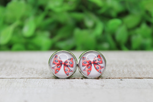 Georgia Bow • Stud Earrings