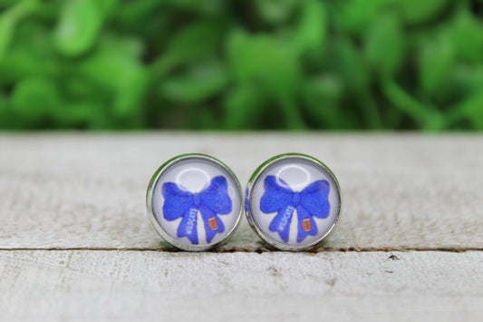 Kentucky Wildcats Bow • Stud Earrings