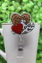 Heart Trio • Badge/ID Holder with Alligator Clip