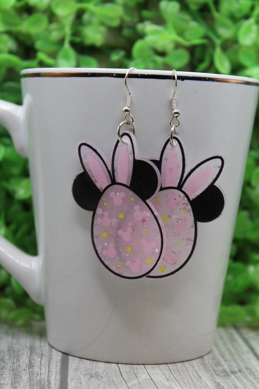 Easter Rabbit Eggs • Dangle Earrings