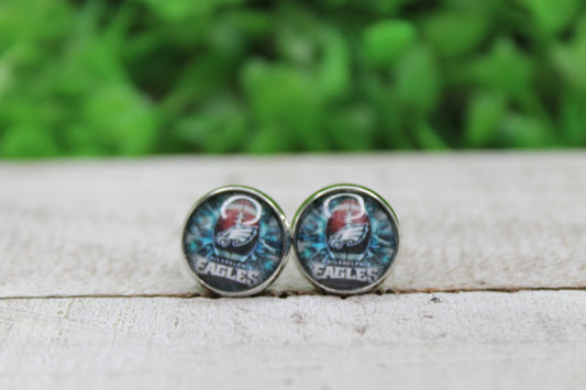 Football Eagles Explosion • Stud Earrings