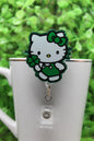 St. Patty's Cat • Badge/ID Holder with Alligator Clip