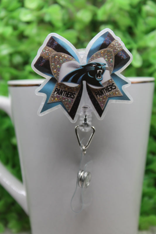 Football, Panthers Bow • Badge/ID Holder