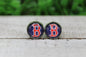 Baseball, Boston • Stud Earrings