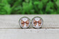 Leopard Bow • Stud Earrings