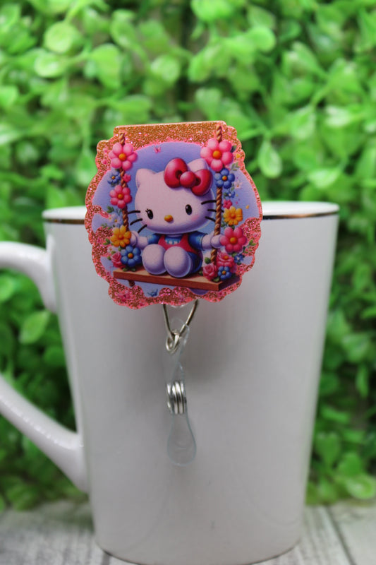 Swinging Cat • Badge/ID Holder