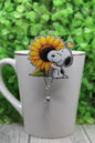 Sunflower & Dog • Badge/ID Holder