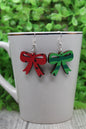 Watermelon Bows • Dangle Earrings