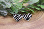 Zebra Hearts Valentine's Day • Stud Earrings