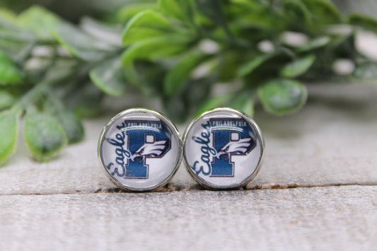 Philadelphia Eagles P • Stud Earrings