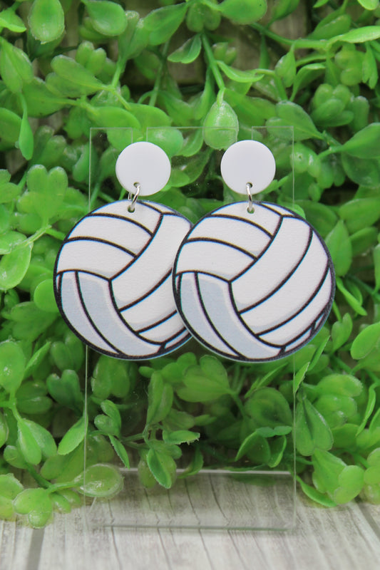 Volleyball Dangle Earrings