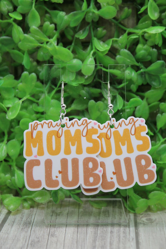 Praying Mom's Club Dangle Earrings