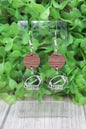 Football Mom Dangle Earrings