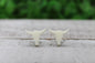 Steer Skull Stud Earrings