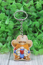 Western Gnome Wooden Keychain