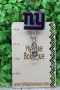 NY Giants Football Badge/ID Holder Reel