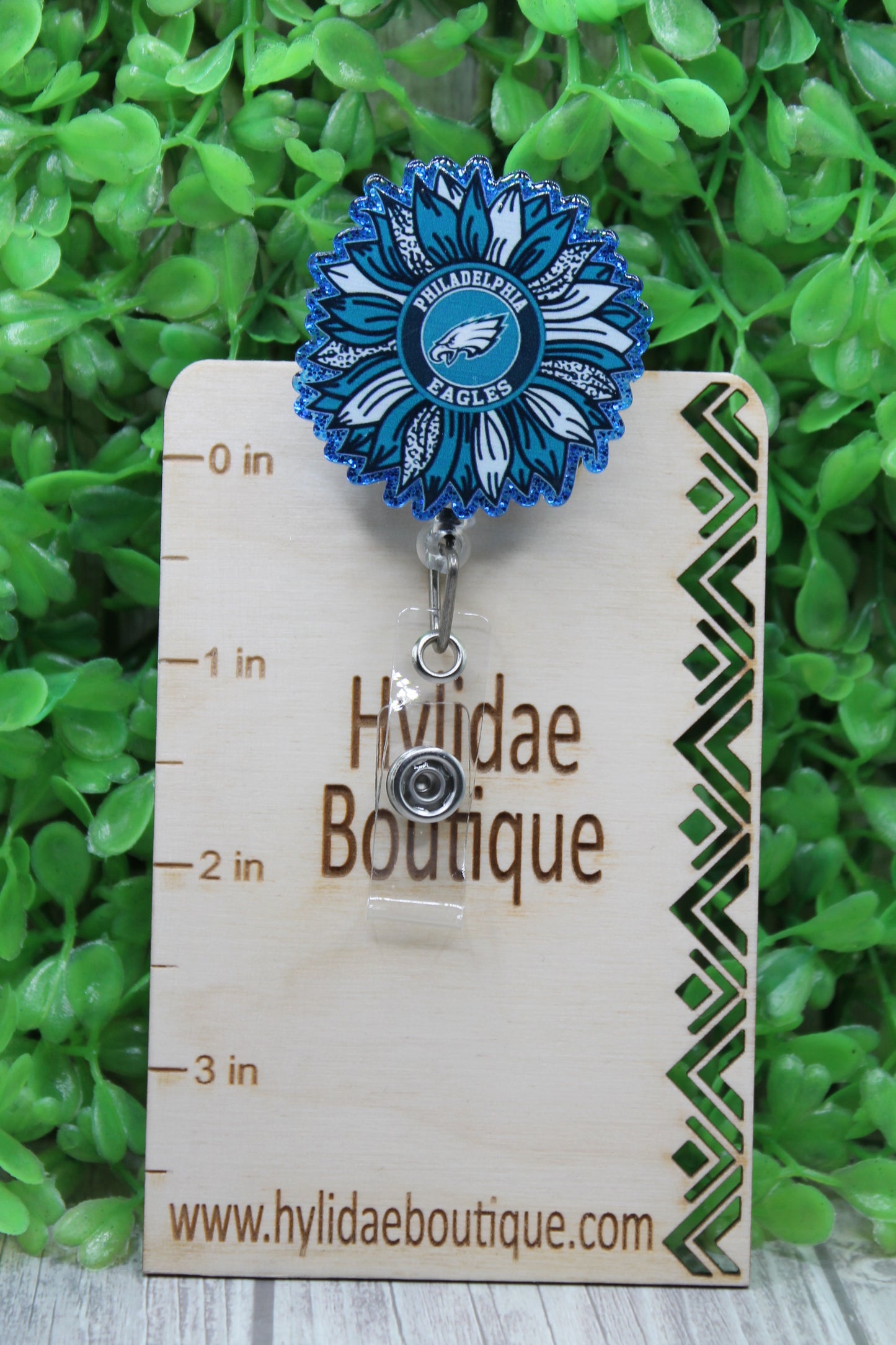 Philadelphia Eagles Sunflower Badge/ID Holder Reel