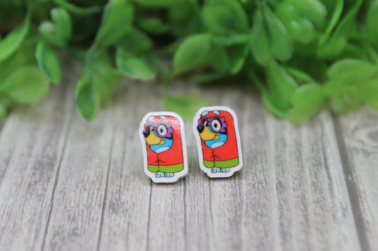 Bluey Stud Earrings