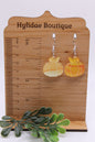 Autumn Colors Pumpkins • Dangle Earrings