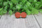 Textured Basketball Stud Earrings