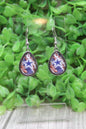 Cowboys Football Teardrop Earrings