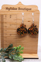 Confetti Pumpkin • Dangle Earrings