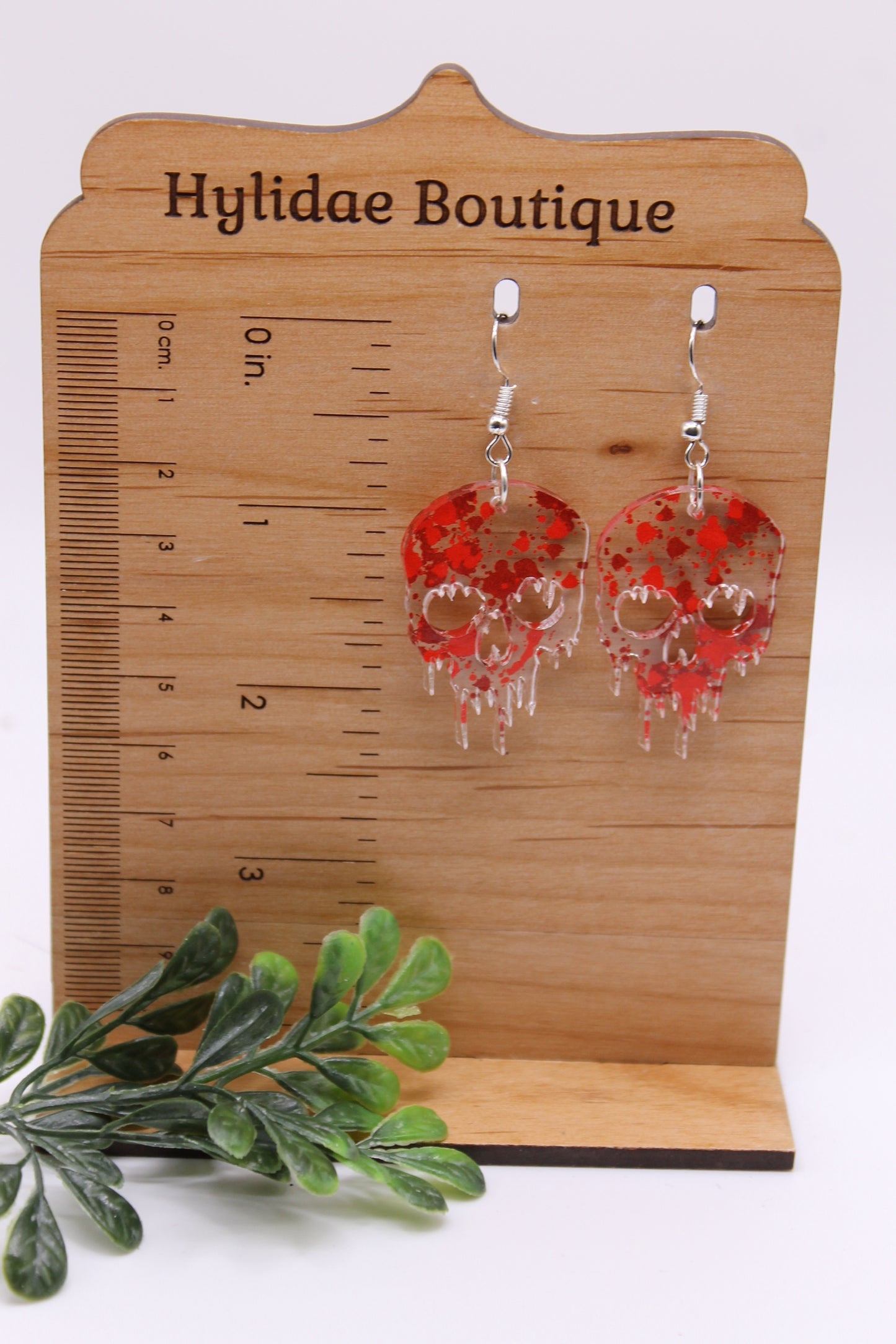 Bloody Skull • Dangle Earrings