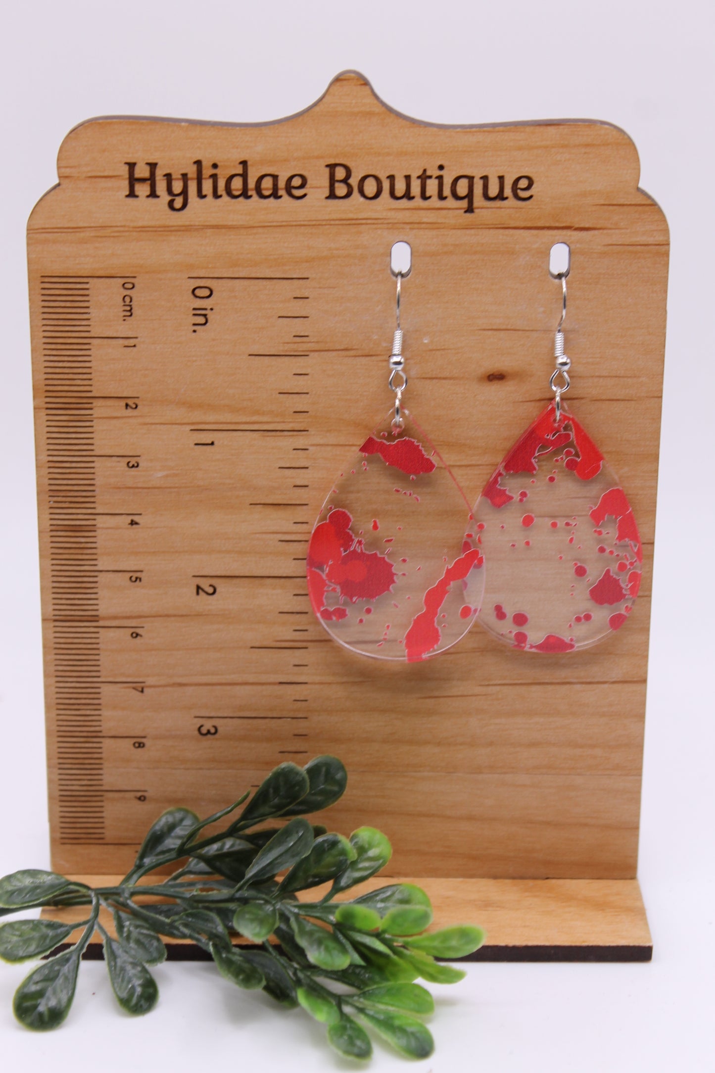 Bloody Teardrop • Dangle Earrings