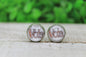 Tennessee VOLS Glass Stud Earrings