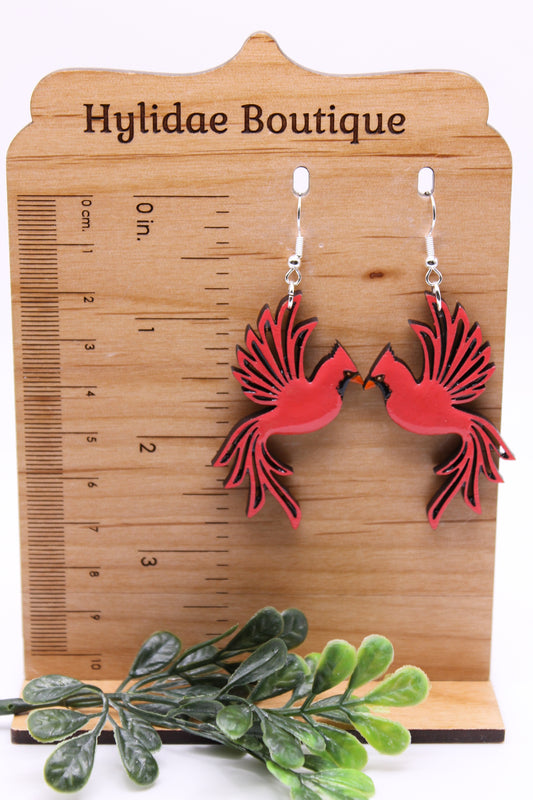 Cardinals || Dangle Earrings