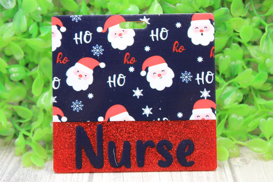 NURSE Santa Claus Badge Buddy