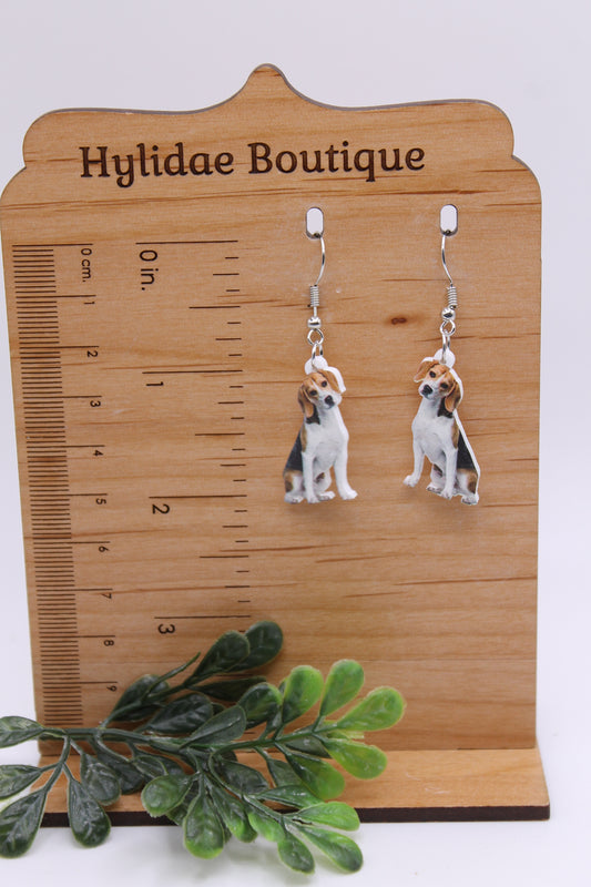 Beagle - Dog Breed || Dangle Earrings