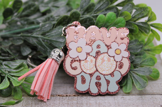 Have a Good Day • Tassel Keychain