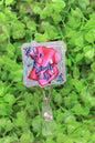 Scrub Life Pink Badge/ID Holder Reel