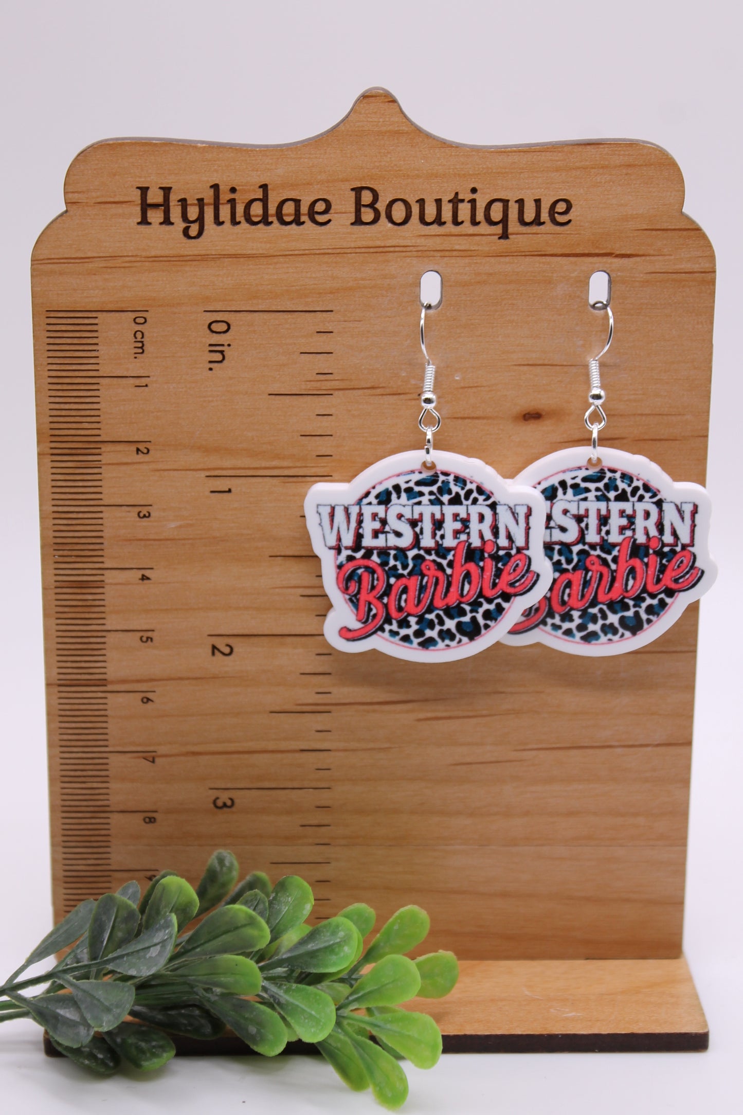 Western Barbie || Dangle Earrings