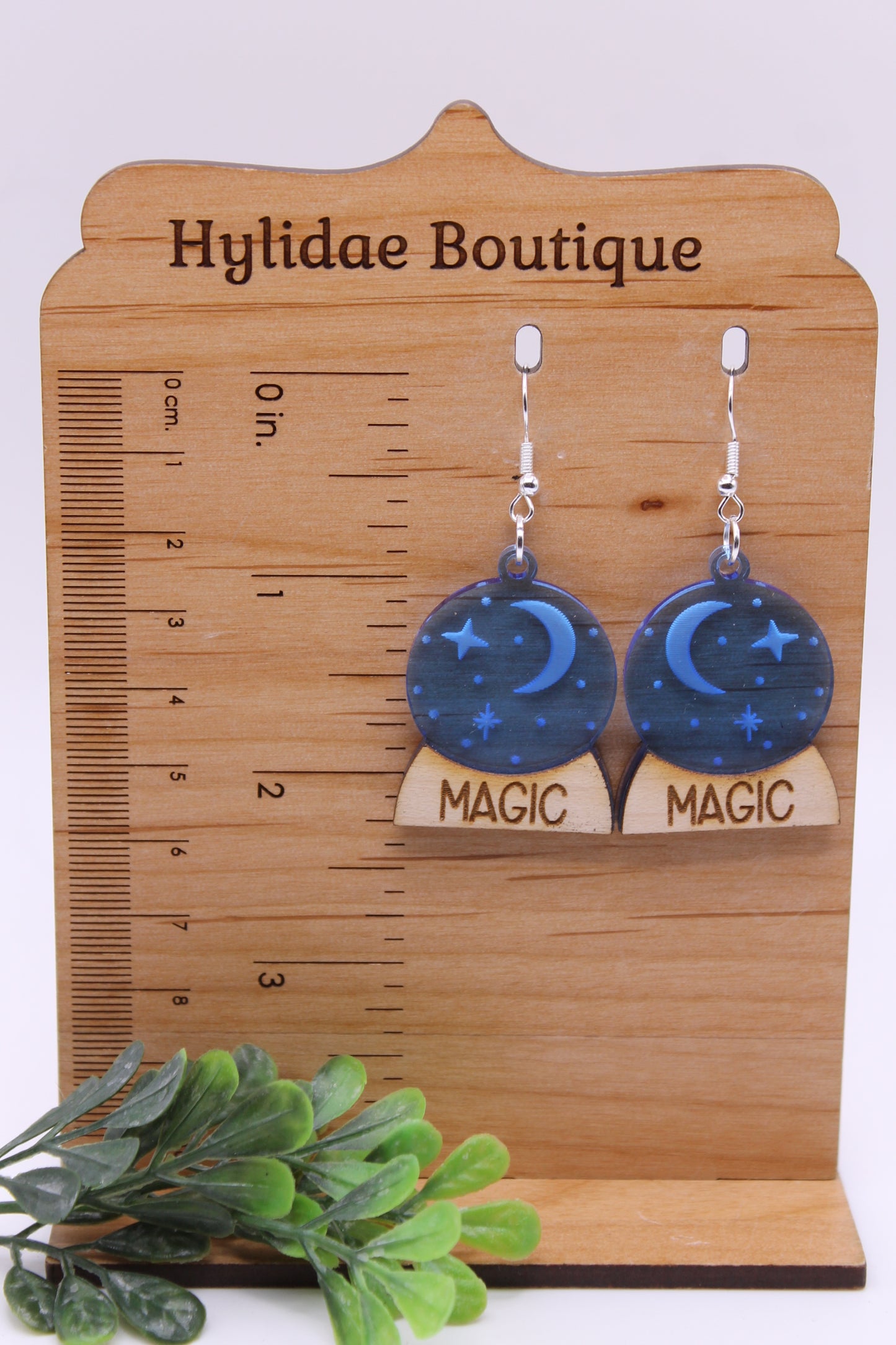 MAGIC Crystal Ball || Dangle Earrings