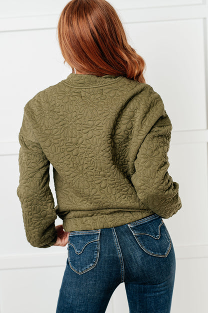 Jungle Explorer Quilted Zip Up Jacket {Ships in 3-5 Business Days}