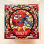 KC Chiefs Football Stained Glass Acrylic Holder