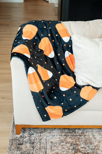 PREORDER: Halloween Fleece Blanket in Jumbo Candies