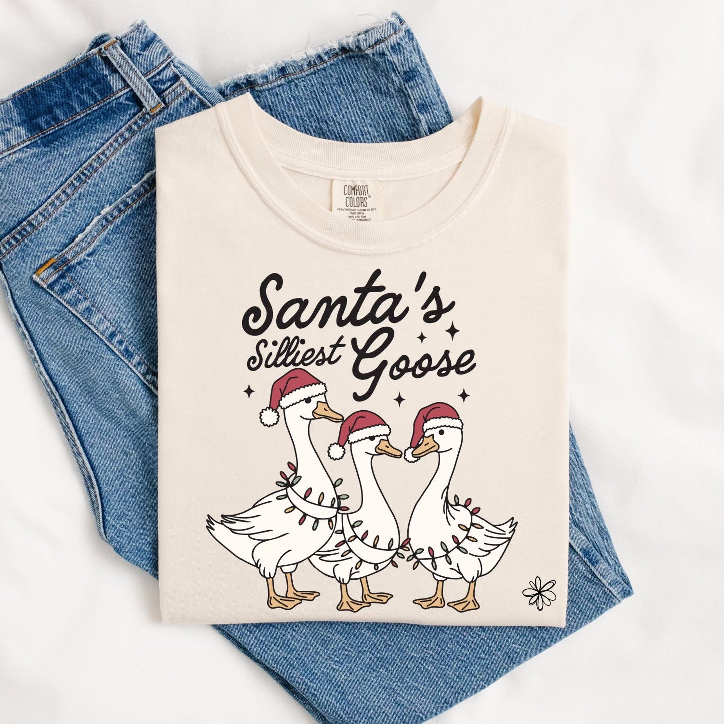 Santa's Silliest Goose TEE.