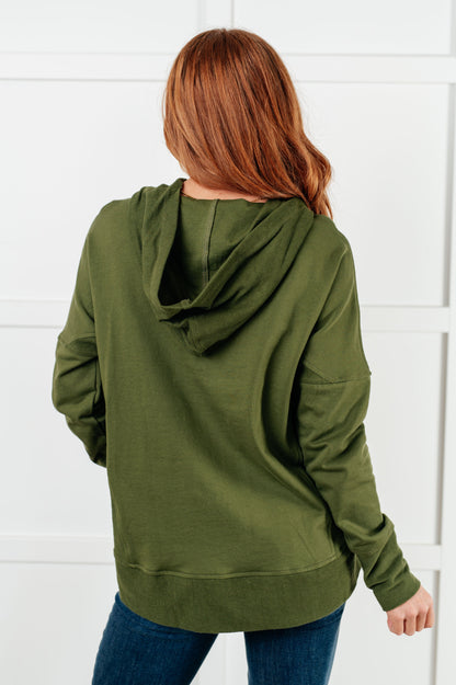 Simple Snug Snap Hooded Pullover {Ships in 3-5 Business Days}