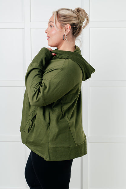 Simple Snug Snap Hooded Pullover {Ships in 3-5 Business Days}