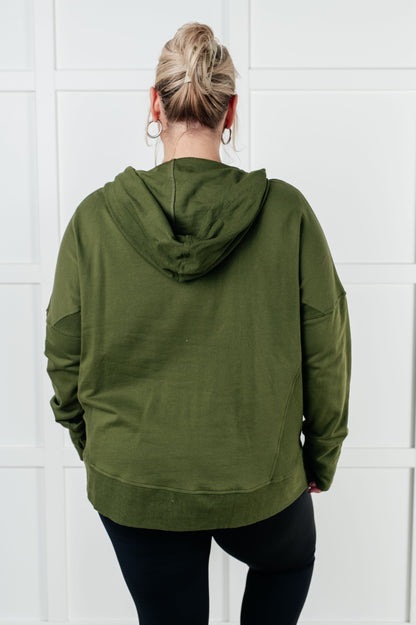 Simple Snug Snap Hooded Pullover {Ships in 3-5 Business Days}