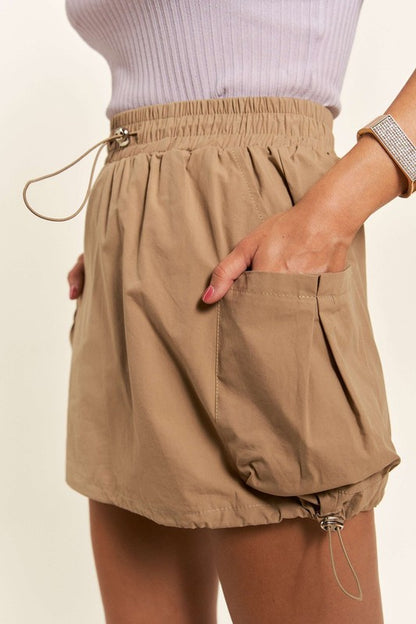 ADORA Drawstring Skort with Pockets