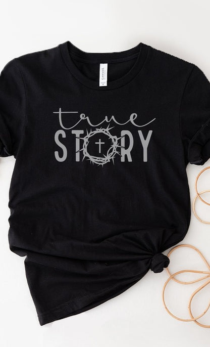 True Story Cross Easter Graphic Tee