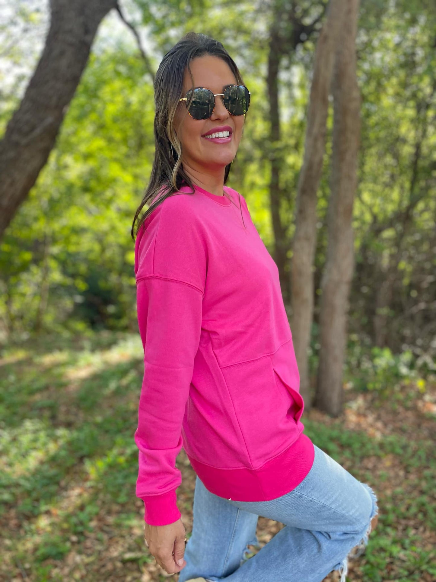 PREORDER: Magnolia Pocket Sweatshirt in Two Colors