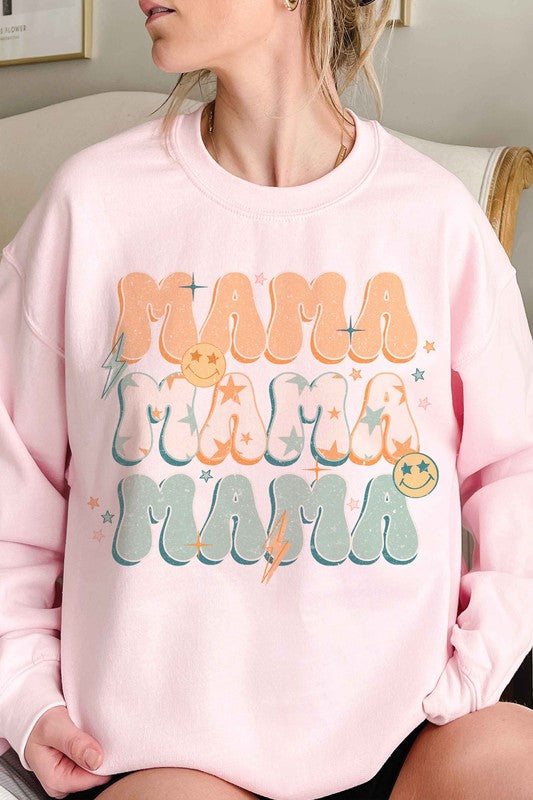 RETRO MAMA REPEAT Graphic Sweatshirt