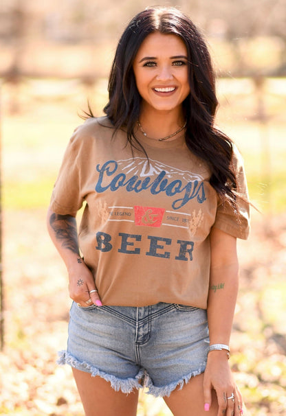 Cowboys & Beer Tee