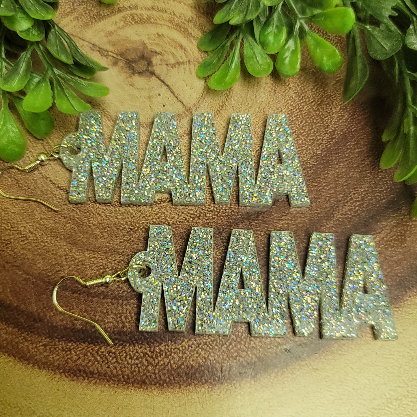 MAMA - Iridescent Sparkle | Dangle Earrings